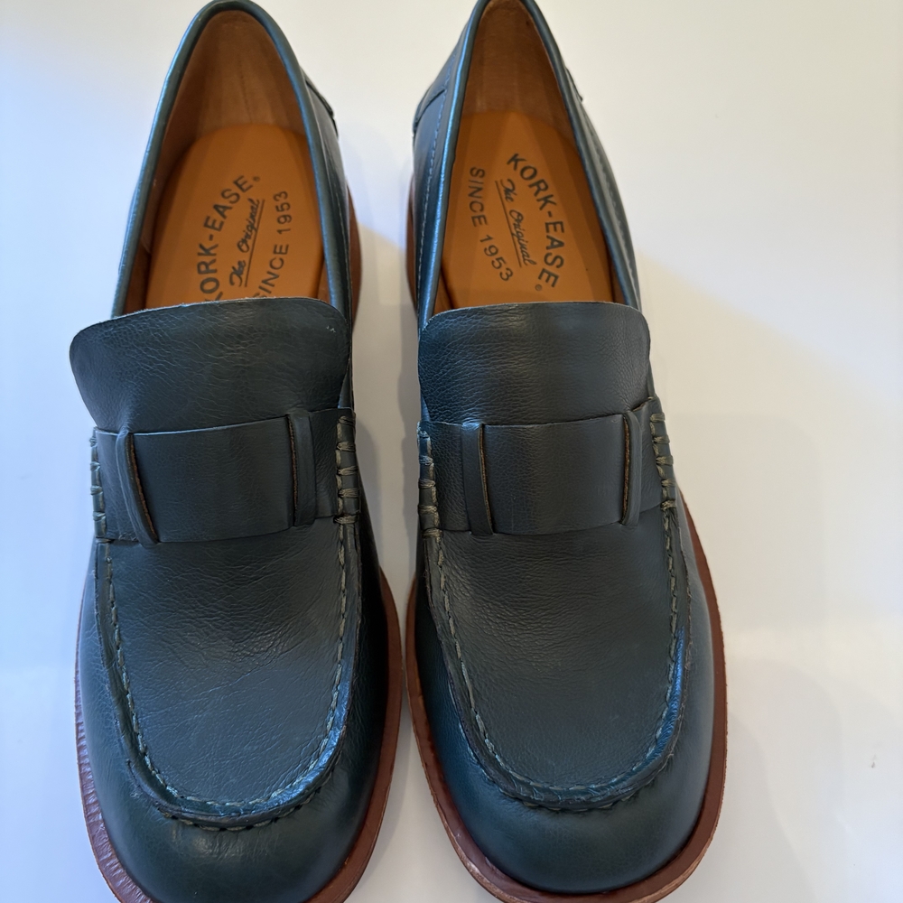 Kork-Ease Women's Kya Dark Green Loafers Size 8